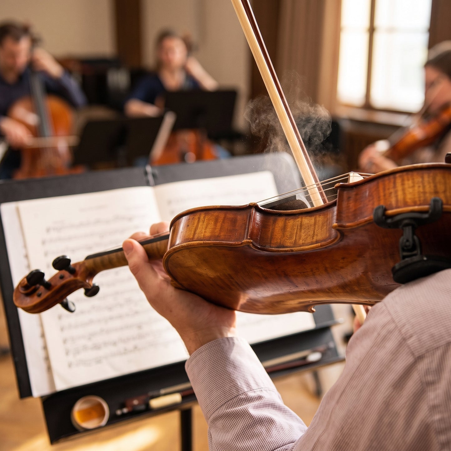 Adjustable Ergonomic Violin Shoulder Rest (1/2 Size)