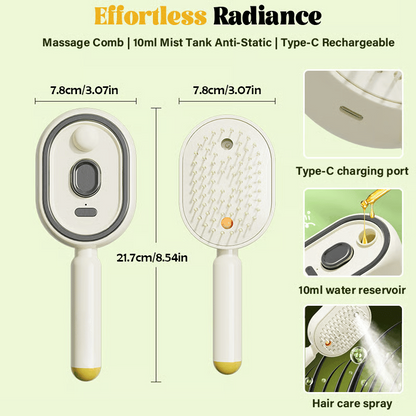The Salon-Smooth Nano-Mist Hair Brush
