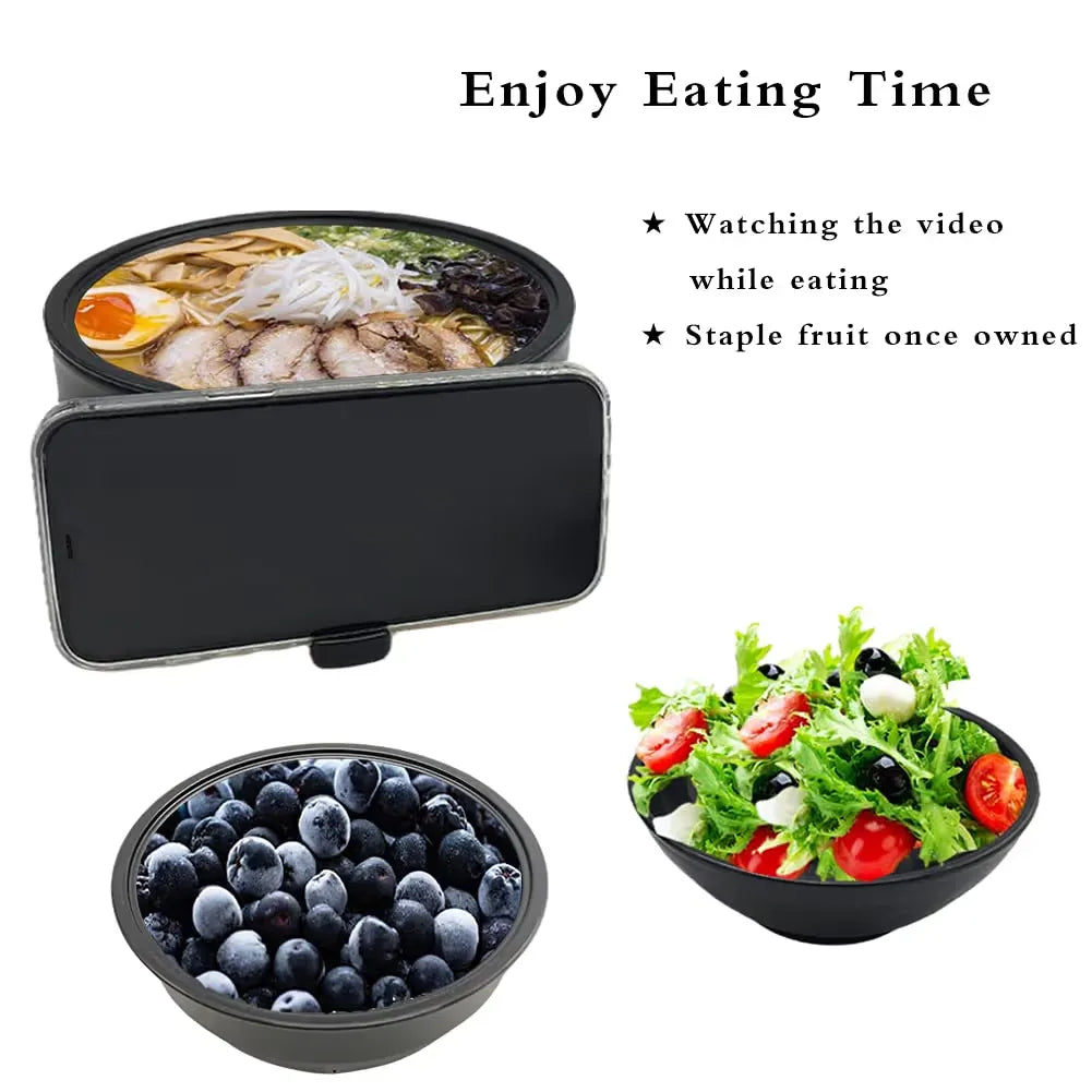 ⏳HOT SALE 50% OFF!⏰🔥 Wheat Straw Ramen Bowl Draining Design Microwave Safe Noodle Cooke