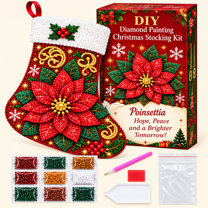 🔥LAST DAY SAVE 50%🎅Dly Diamond Painting Christmas Stocking kit