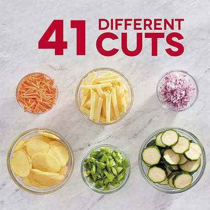 4-in-1 Safe Mandoline Slicer – Fast, Precise Slicing with Hands Safely Away from the Blade