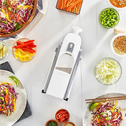 4-in-1 Safe Mandoline Slicer – Fast, Precise Slicing with Hands Safely Away from the Blade