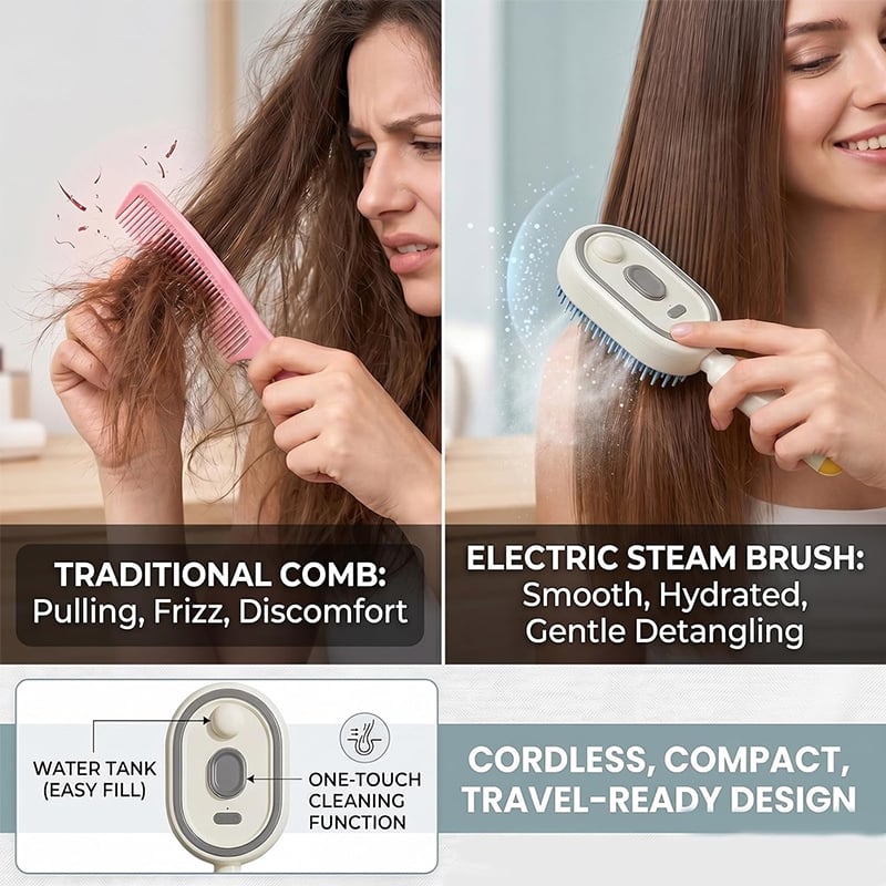 The Salon-Smooth Nano-Mist Hair Brush