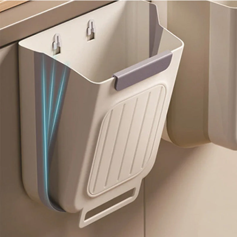 The Space-Saving Hanging Trash Can