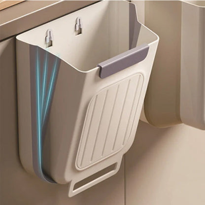 The Space-Saving Hanging Trash Can