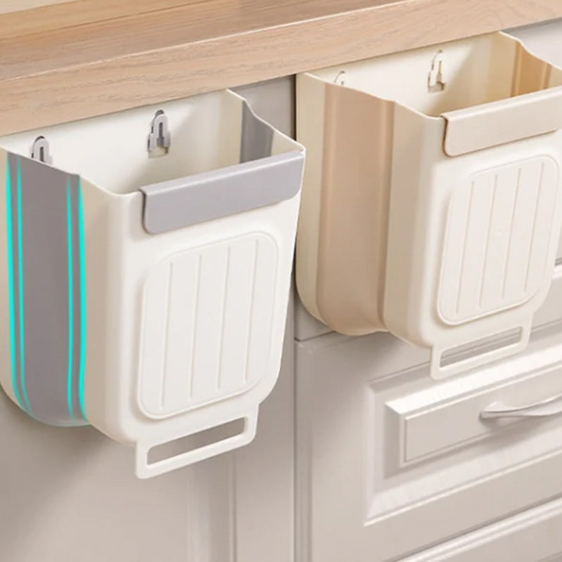 The Space-Saving Hanging Trash Can