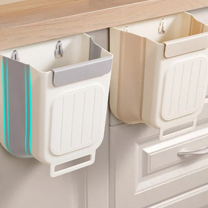 The Space-Saving Hanging Trash Can