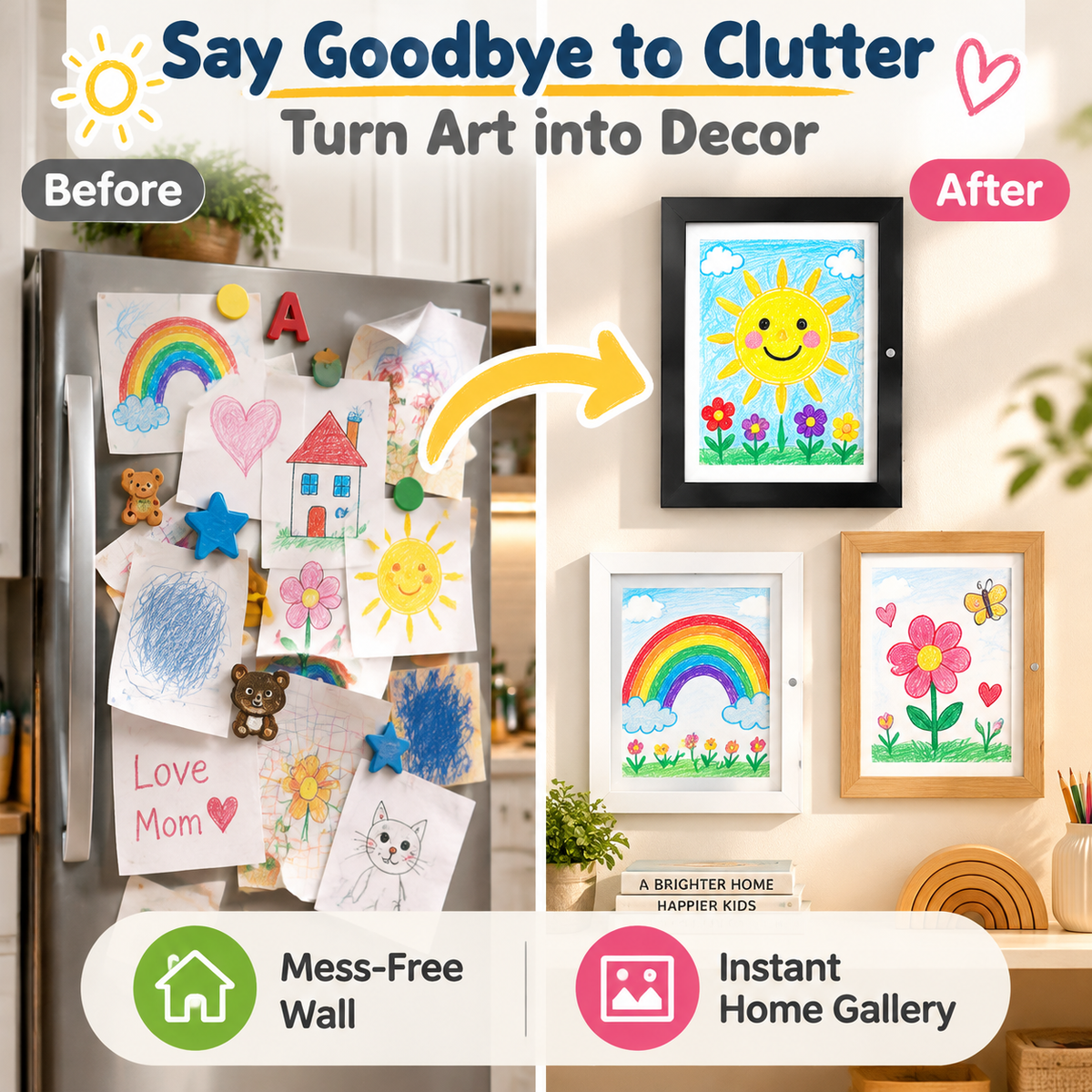 💥LAST DAY SALE 50%OFF 🖼️Children Art Projects Kids Art Frames