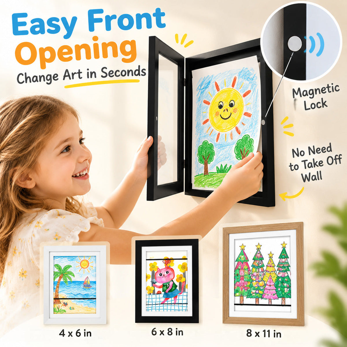 💥LAST DAY SALE 50%OFF 🖼️Children Art Projects Kids Art Frames
