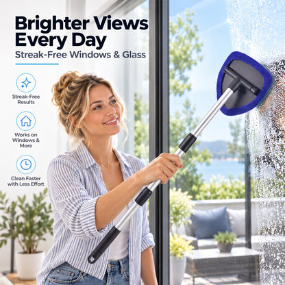 9-Piece Extendable Windshield & Interior Window Cleaner Kit