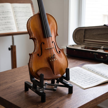 Black Foldable Violin Stand.