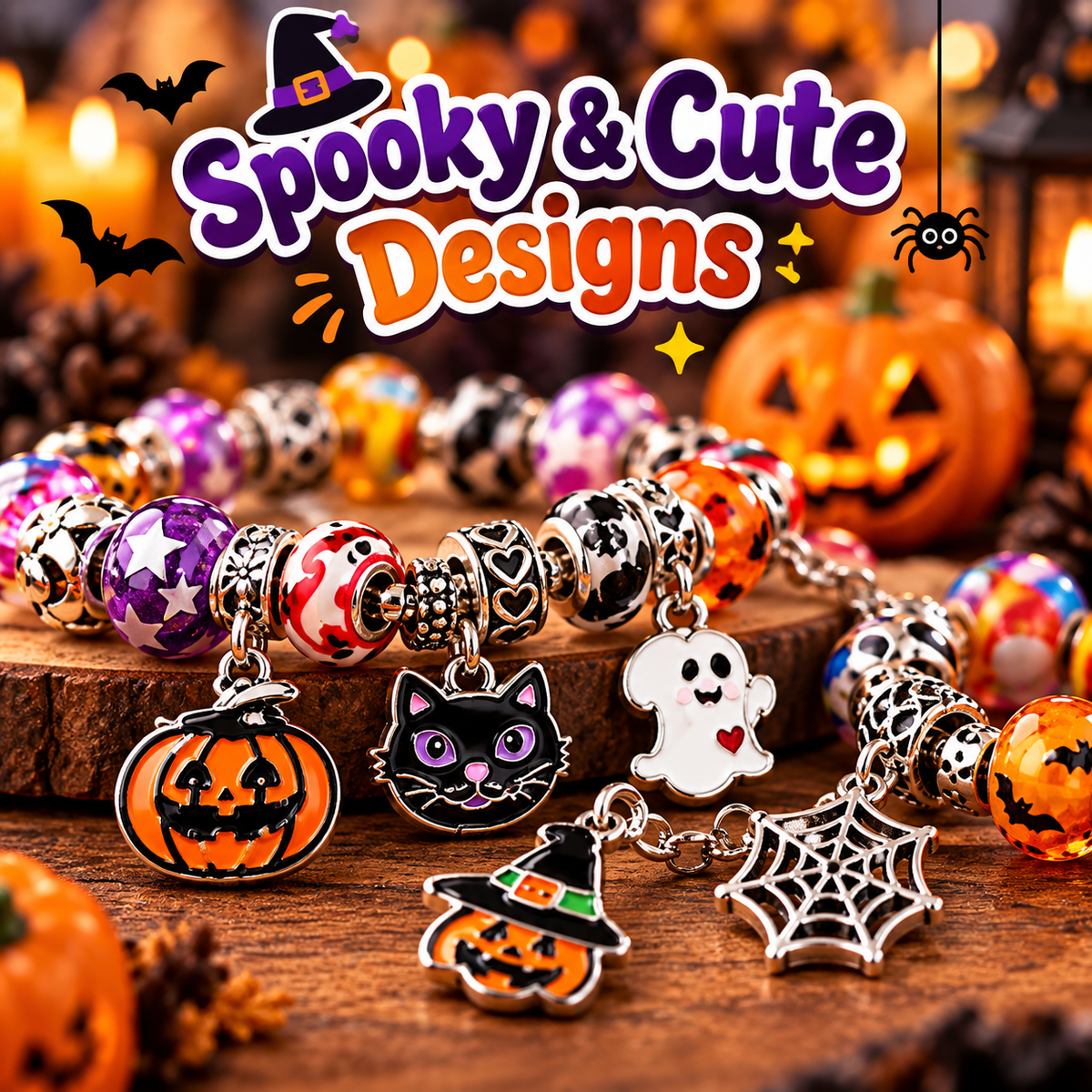 🔥 50% OFF — Limited Time Only | Halloween Treasures Charm Bracelet 🎃 (Limited Edition)