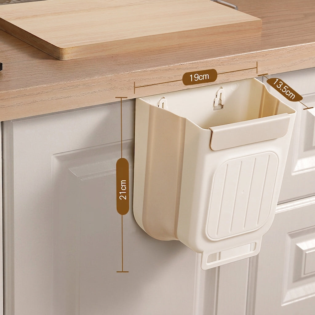The Space-Saving Hanging Trash Can