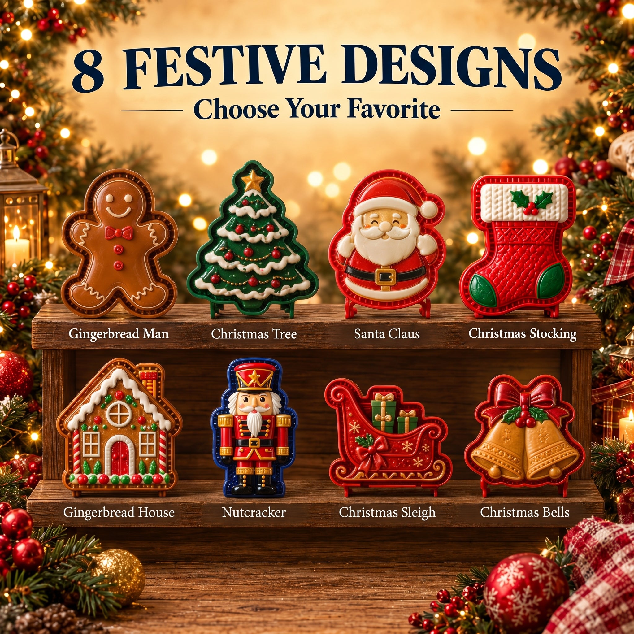 The Classic Holiday Icons Set(8PC)