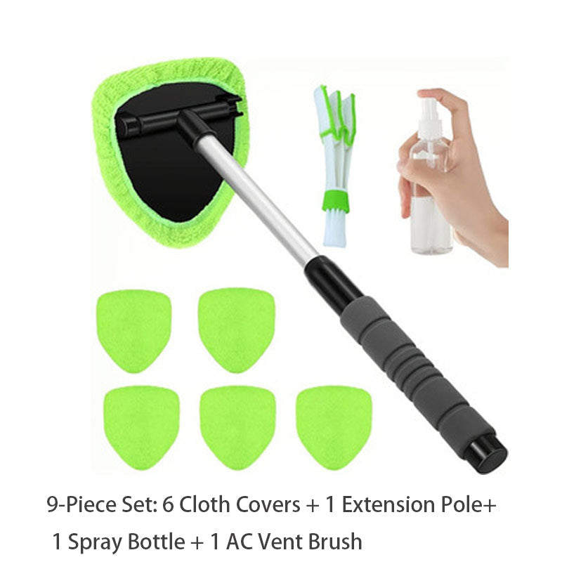 9-Piece Extendable Windshield & Interior Window Cleaner Kit